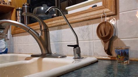 fix a leaking air gap faucet on your reverse osmosis system